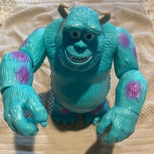 Mattel Turquoise and Purple Monster Action Figure Sully Monsters Inc. 8 inch